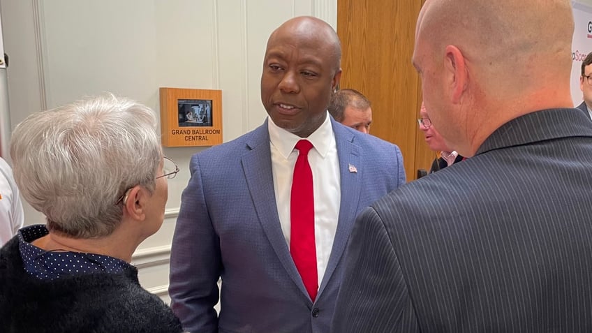 facing negative narrative tim scott touts hes got more money than any candidate in the race except trump