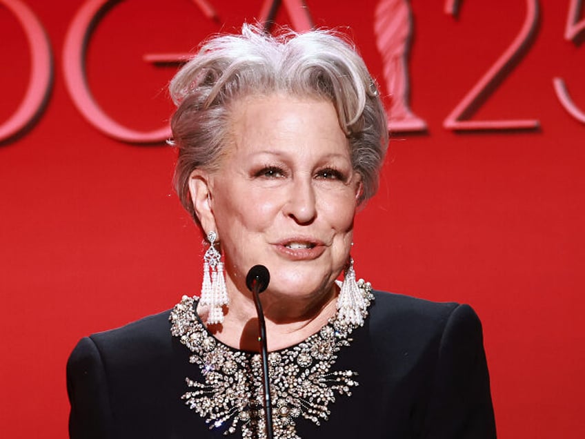 LOS ANGELES, CALIFORNIA - FEBRUARY 27: Bette Midler accepts the Collaborator award onstage