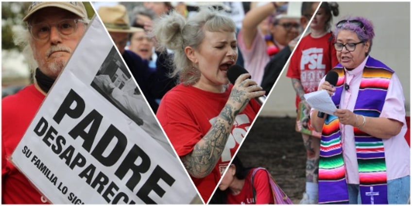 Sick of Ice -- Sick of Trump Protest (Randy Clark/Breitbart Texas)