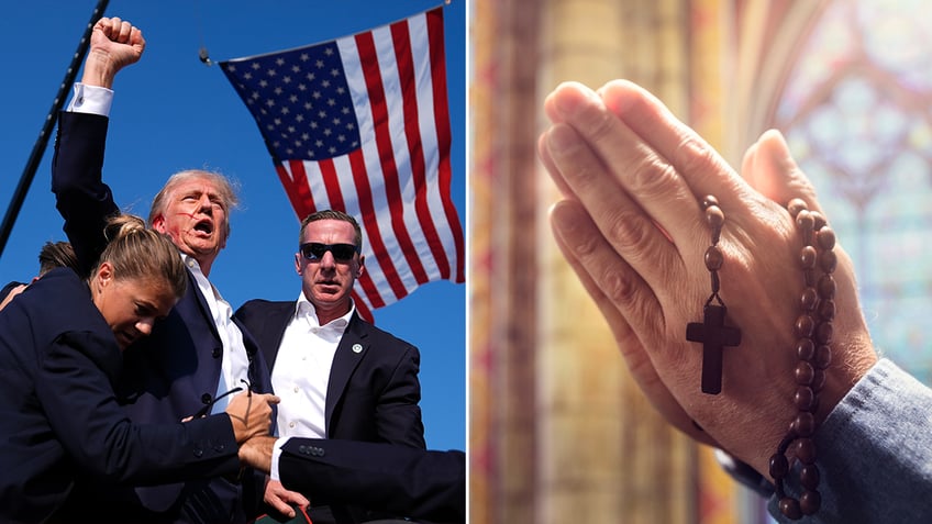 split trump prayer