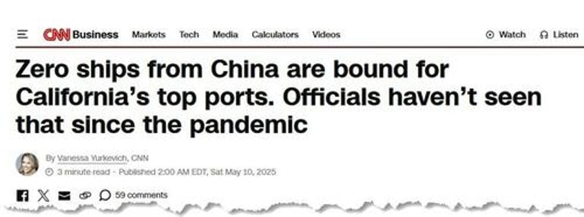 fake news narrative of empty ports empty shelves suffers spectacular implosion