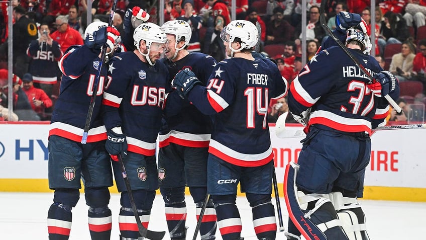 US celebrates a win