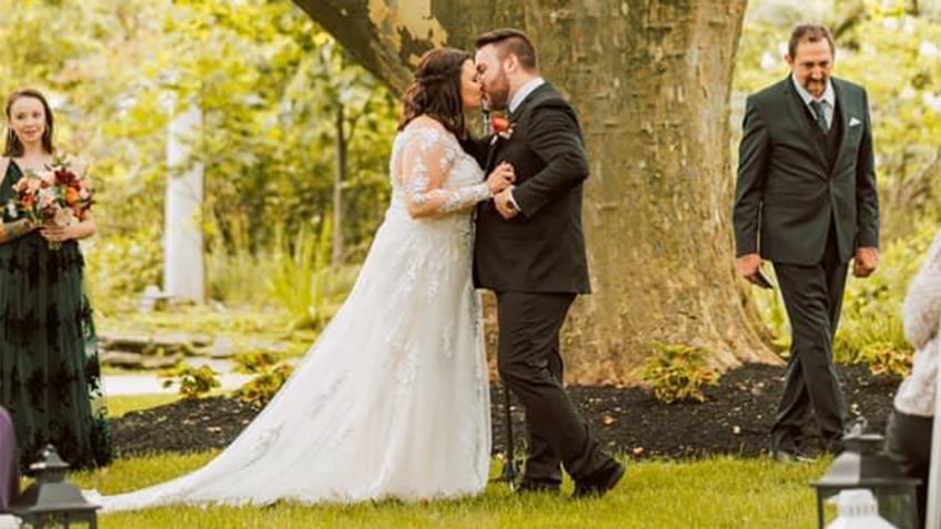 Virginia Beach Police Officer Cameron Girvin on his wedding day.