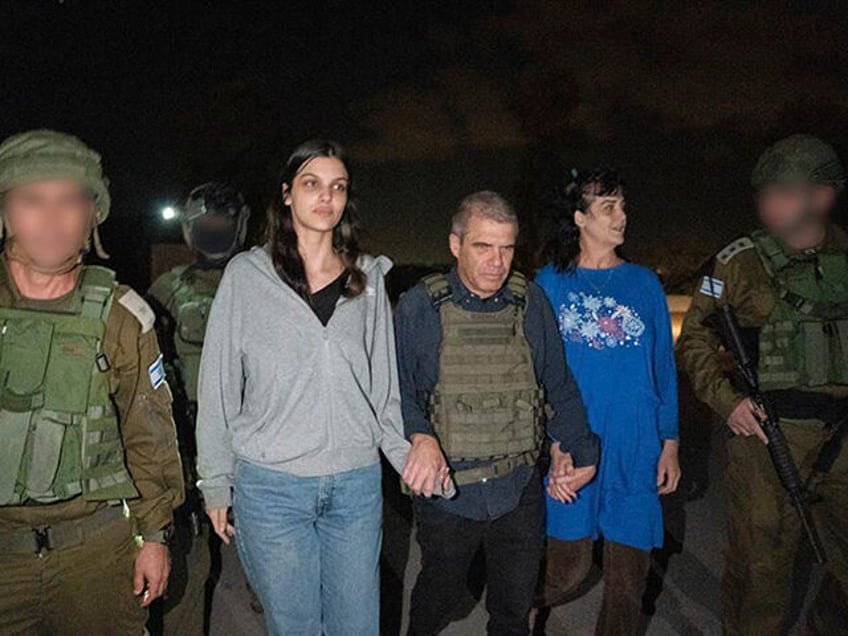 family of freed american hostages will not celebrate until all hostages held by hamas come home