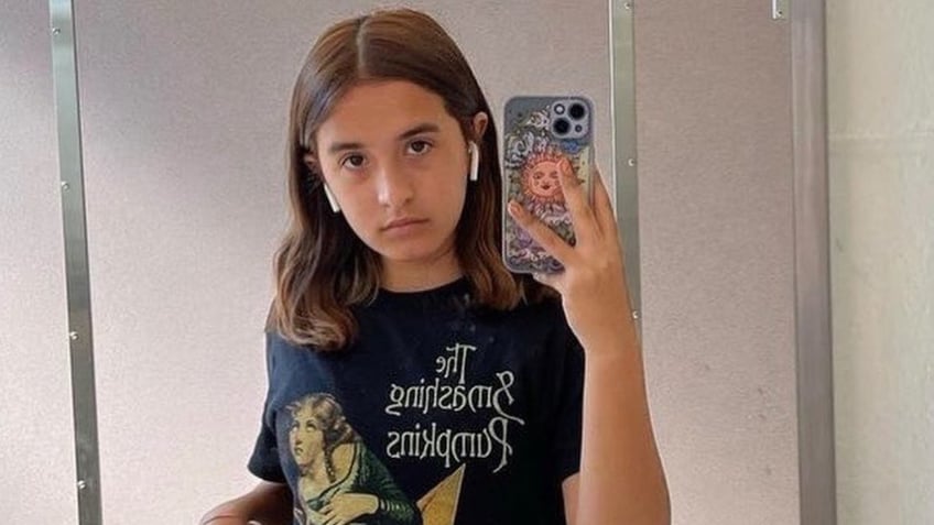 Jocelyn Walters wearing a Smashing Pumpkins t-shirt