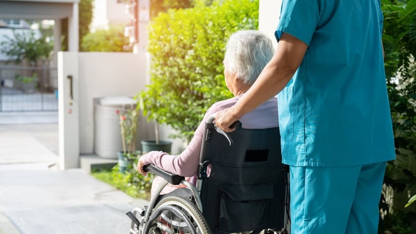 woman in wheelchair