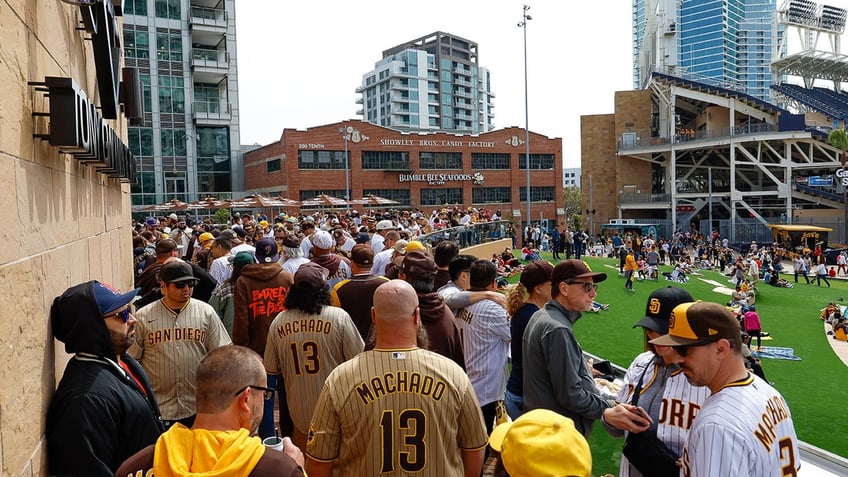 Fans at Petco Park