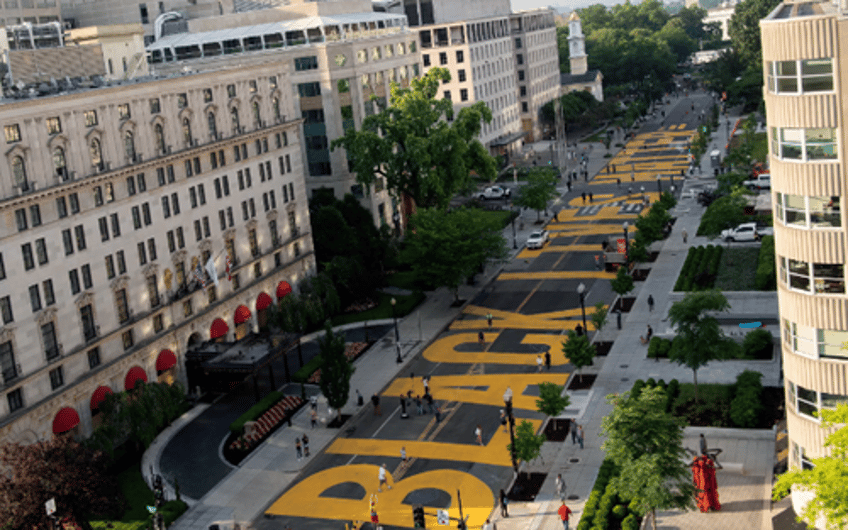 far left dc mayor bends knee plans to rename black lives matter plaza after gop bill