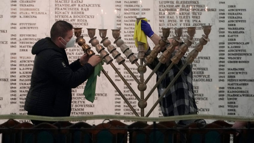 Polish parliament menorah