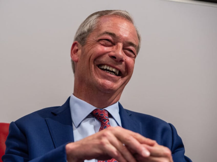 LONDON, ENGLAND - JULY 5: Leader of Reform UK, MP for Clacton, Nigel Farage attends a Refo