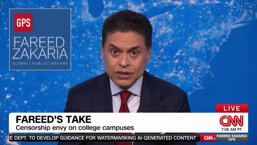 CNN host Fareed Zakaria