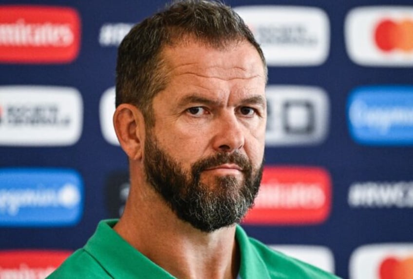 Contract extension: Ireland head coach Andy Farrell is set to stay in post until the end of the 2027 Rugby World Cup