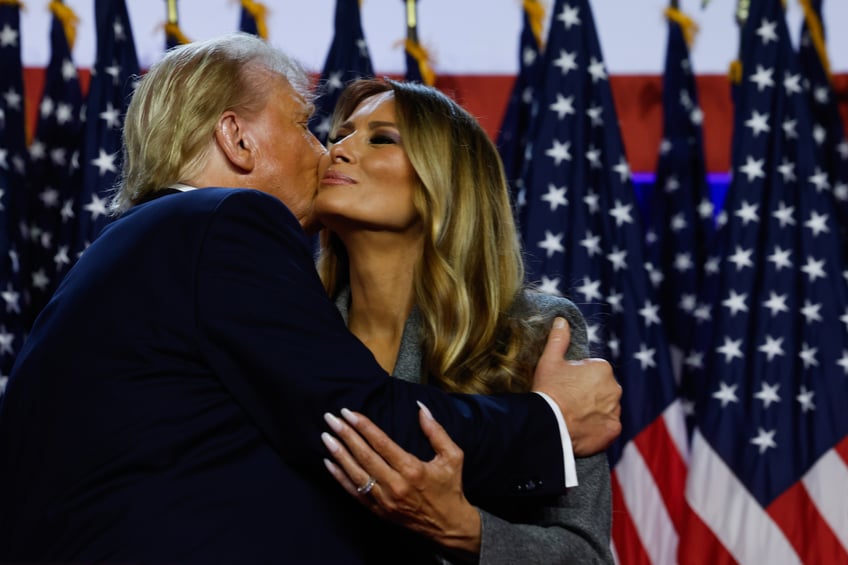 fashion notes melania trump celebrates husbands victory in timeless dior