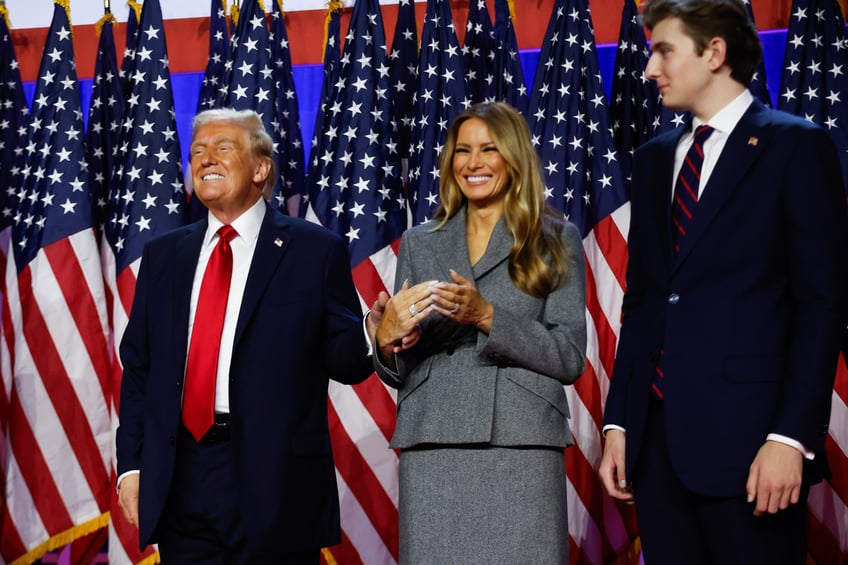 fashion notes melania trump celebrates husbands victory in timeless dior