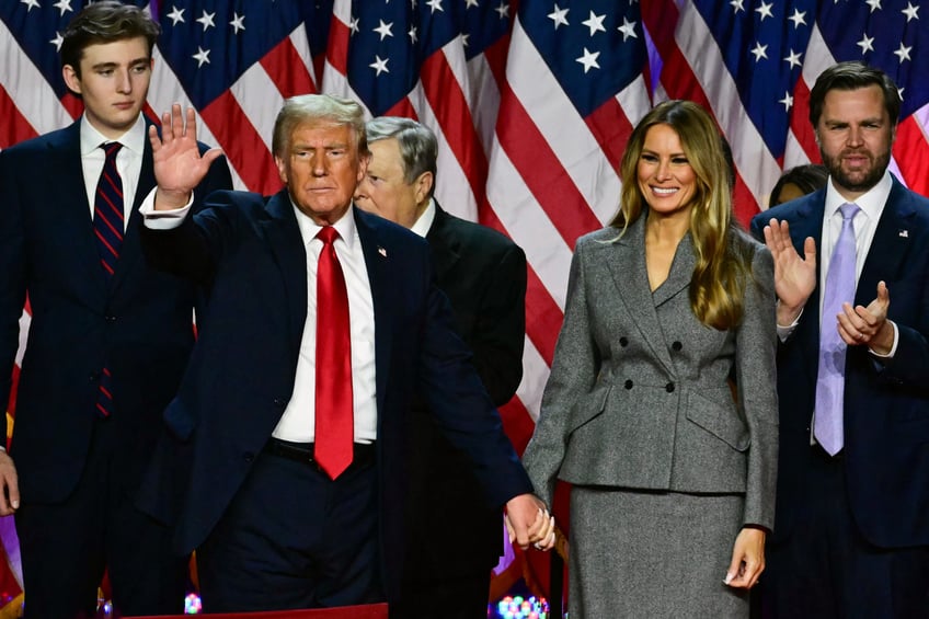 fashion notes melania trump celebrates husbands victory in timeless dior