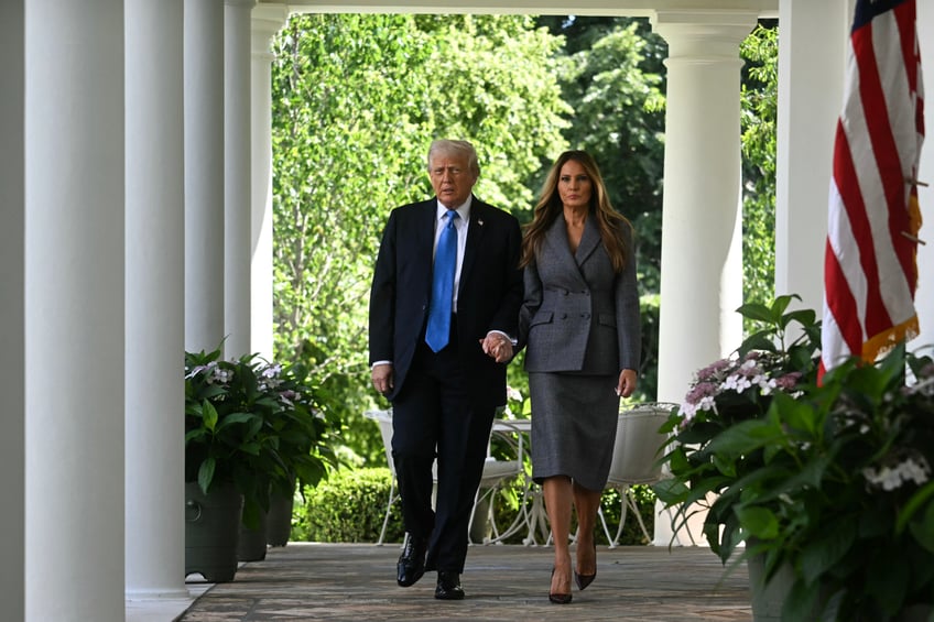 fashion notes melania trump is all business in prada suit python pumps