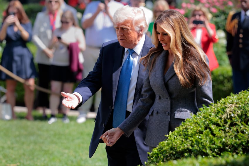 fashion notes melania trump is all business in prada suit python pumps