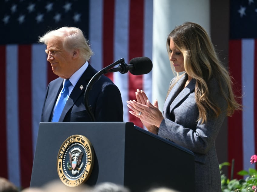 fashion notes melania trump is all business in prada suit python pumps