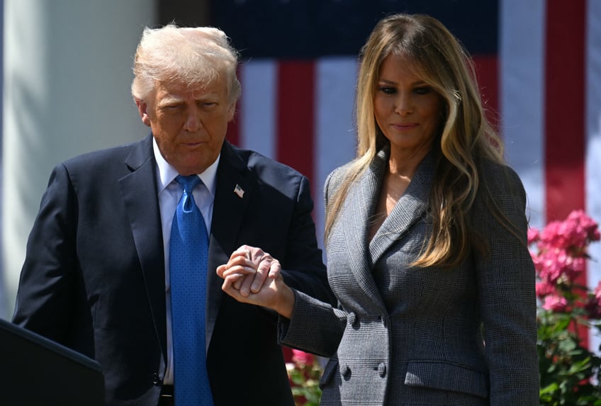 fashion notes melania trump is all business in prada suit python pumps