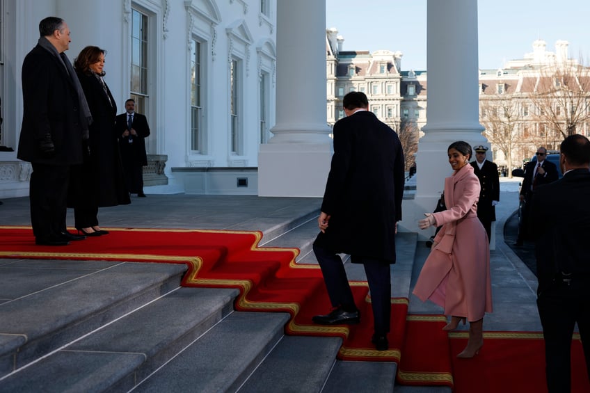 fashion notes melania trump is epitome of american luxury in adam lippes coat eric javits hat