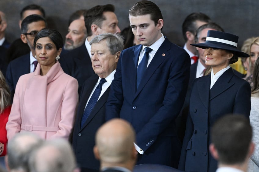 fashion notes melania trump is epitome of american luxury in adam lippes coat eric javits hat