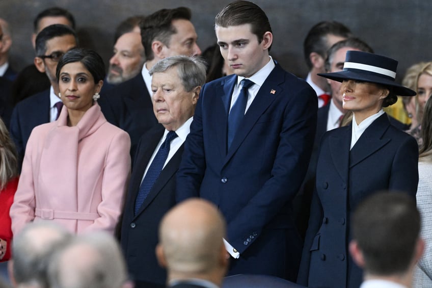 fashion notes melania trump is epitome of american luxury in adam lippes coat eric javits hat