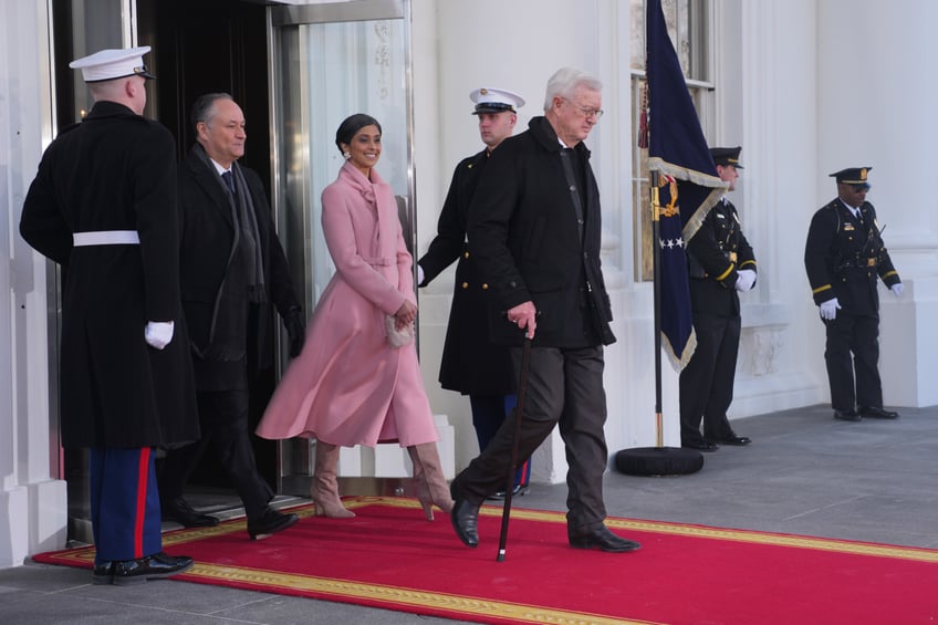 fashion notes melania trump is epitome of american luxury in adam lippes coat eric javits hat