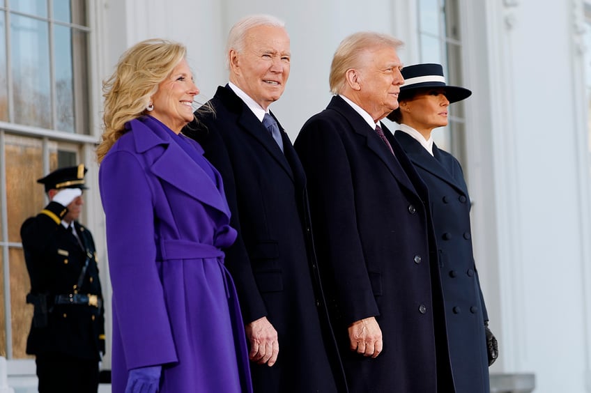 fashion notes melania trump is epitome of american luxury in adam lippes coat eric javits hat