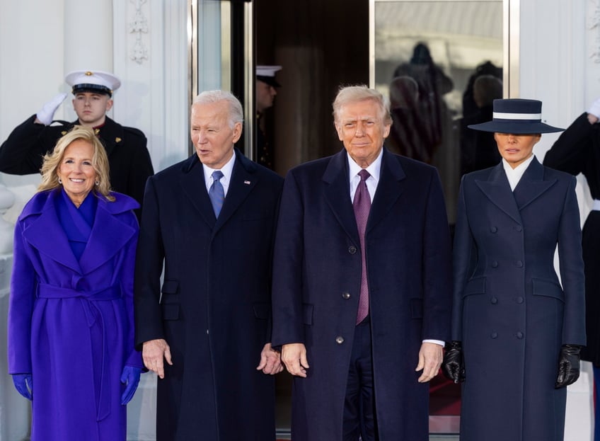 fashion notes melania trump is epitome of american luxury in adam lippes coat eric javits hat