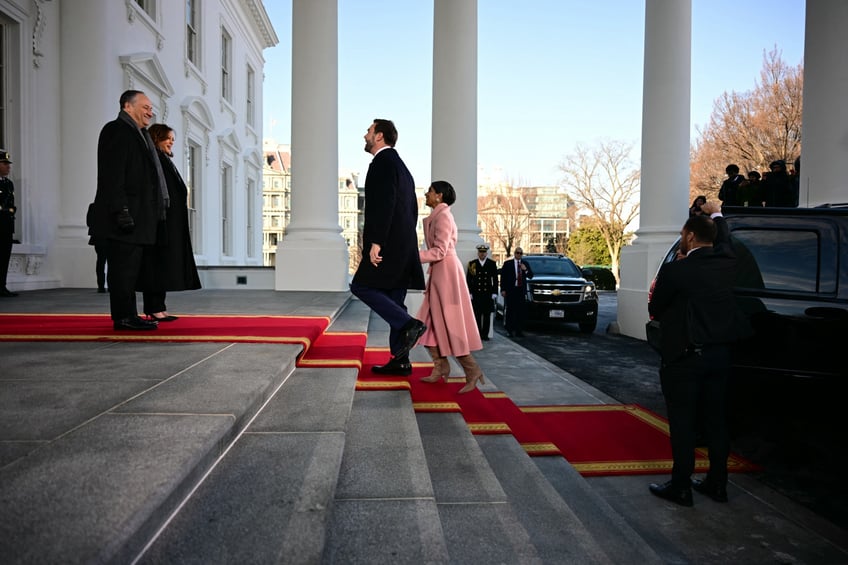 fashion notes melania trump is epitome of american luxury in adam lippes coat eric javits hat