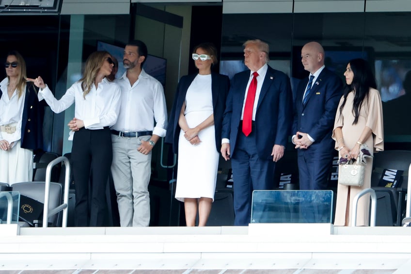 fashion notes melania trump is white hot in michael kors christian dior shades for fifa world cup