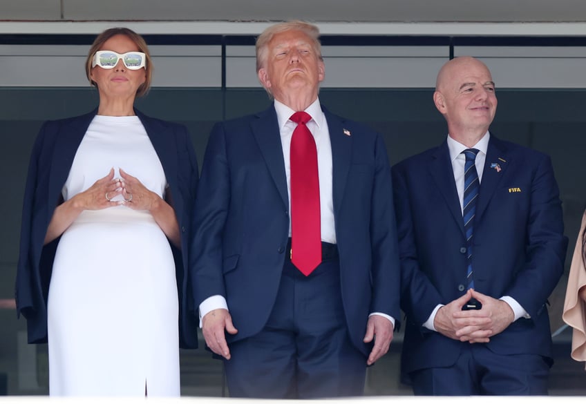 fashion notes melania trump is white hot in michael kors christian dior shades for fifa world cup