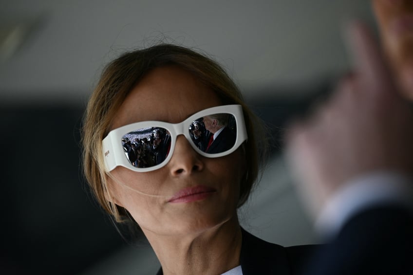 fashion notes melania trump is white hot in michael kors christian dior shades for fifa world cup