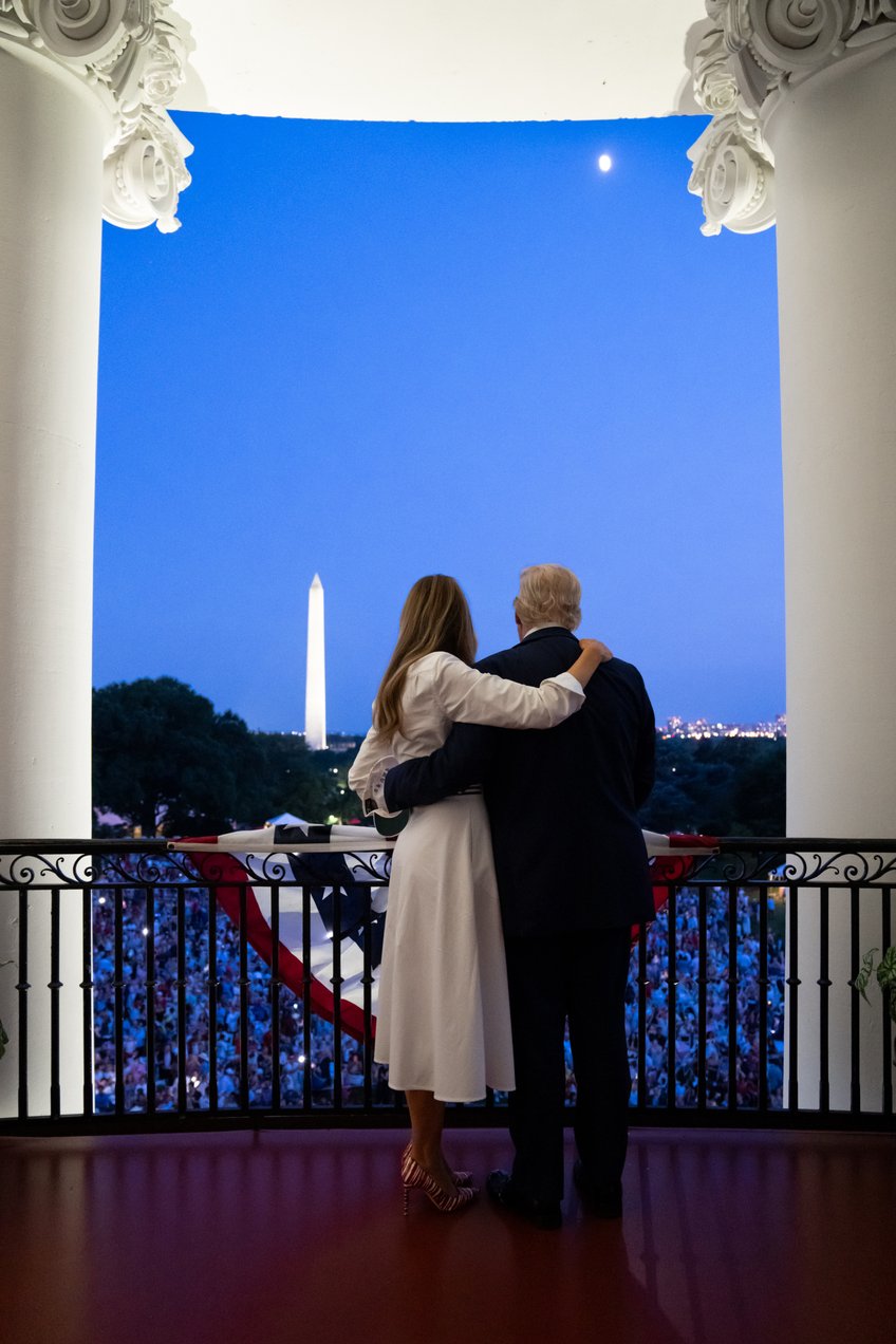 fashion notes melania trump spends 4th of july weekend in thom browne manolo blahniks