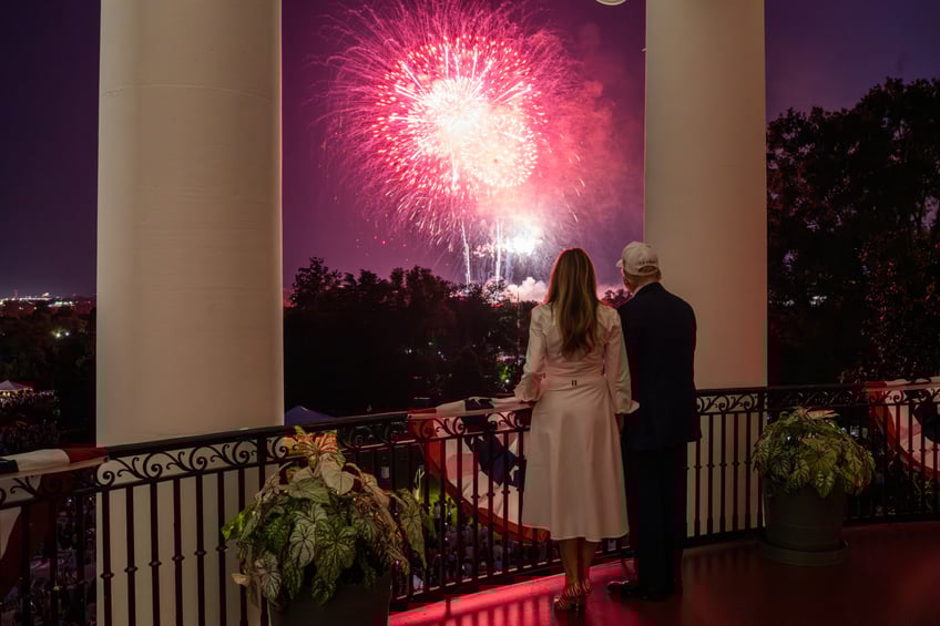fashion notes melania trump spends 4th of july weekend in thom browne manolo blahniks