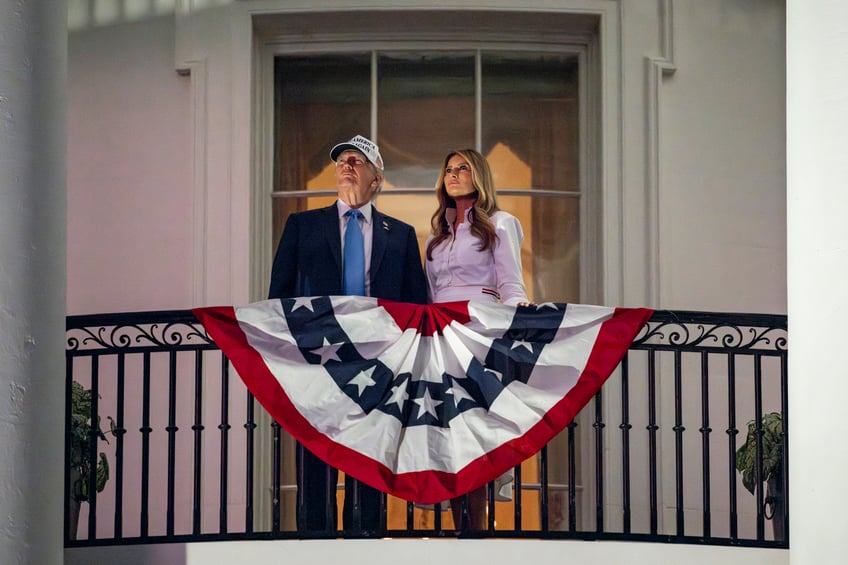 fashion notes melania trump spends 4th of july weekend in thom browne manolo blahniks