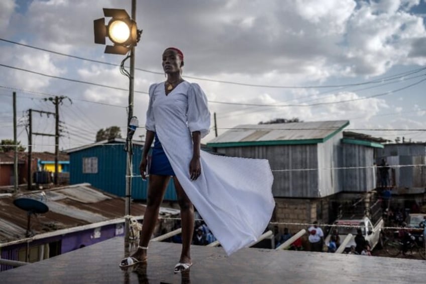 fashion week hits kenyas biggest urban slum