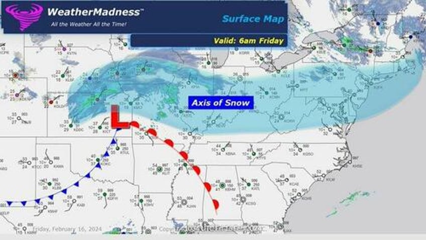 fast moving clipper system to blast mid atlantic with snow