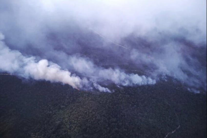 Bushfires have torn through thousands of acres in Little Desert National Park in the Austr