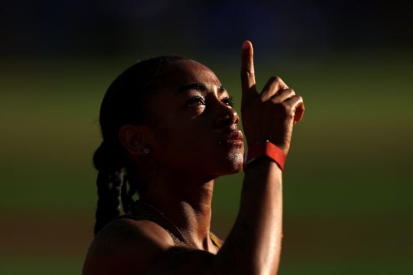 Sha'Carri Richardson at last month's US trials; the US sprint star is aiming to become the