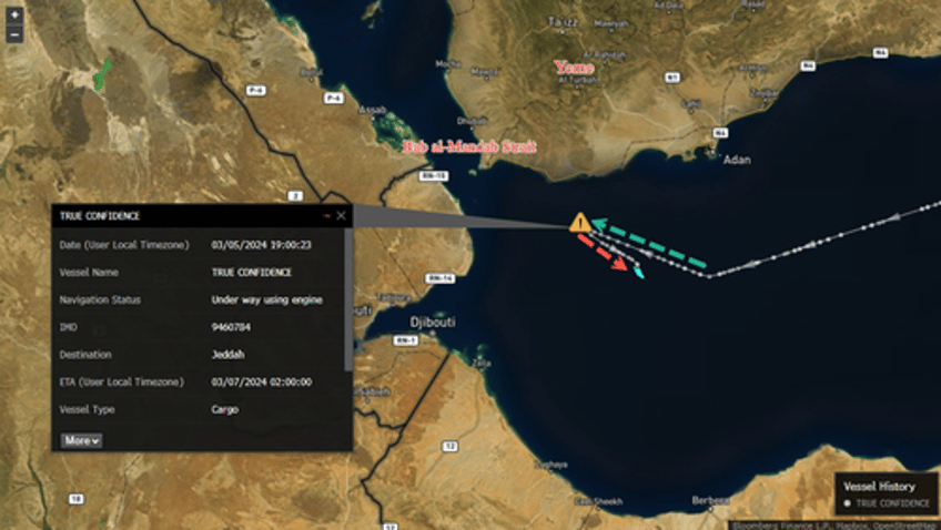 fatalities reported crew abandons ship after houthi missile attack us allies sending warships 