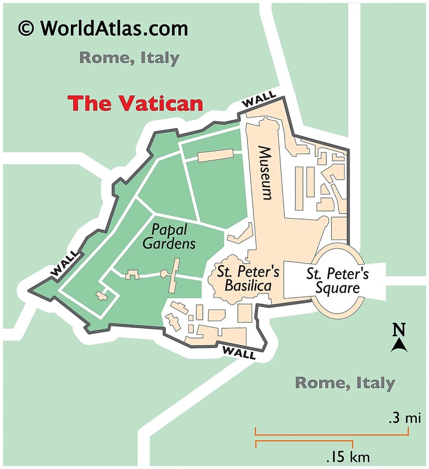 Vatican Maps & Facts - World Atlas