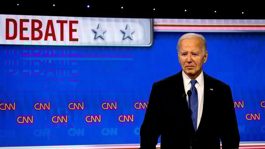 Biden on debate stage