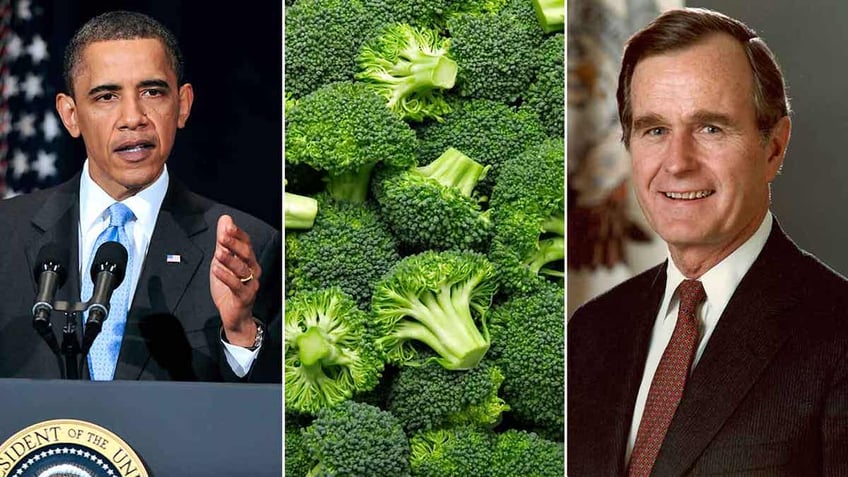 Former President George H.W. Bush hated broccoli, but former President Barack Obama said it was his favorite food.