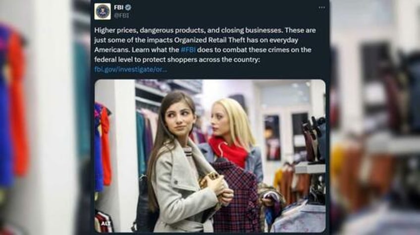 fbi chooses stock image of well dressed white women to depict organized retail crime