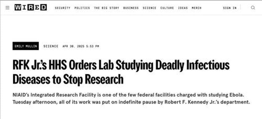 fbi investigating alarming incidents amid poor culture of safety at nihs high security pathogen lab