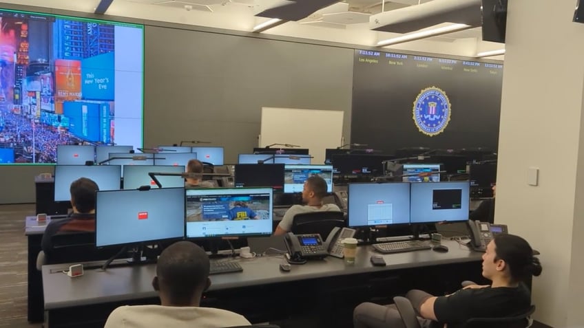 FBI new years command post