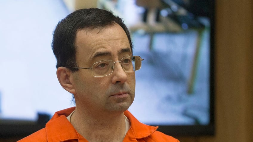 Larry Nassar at a hearing