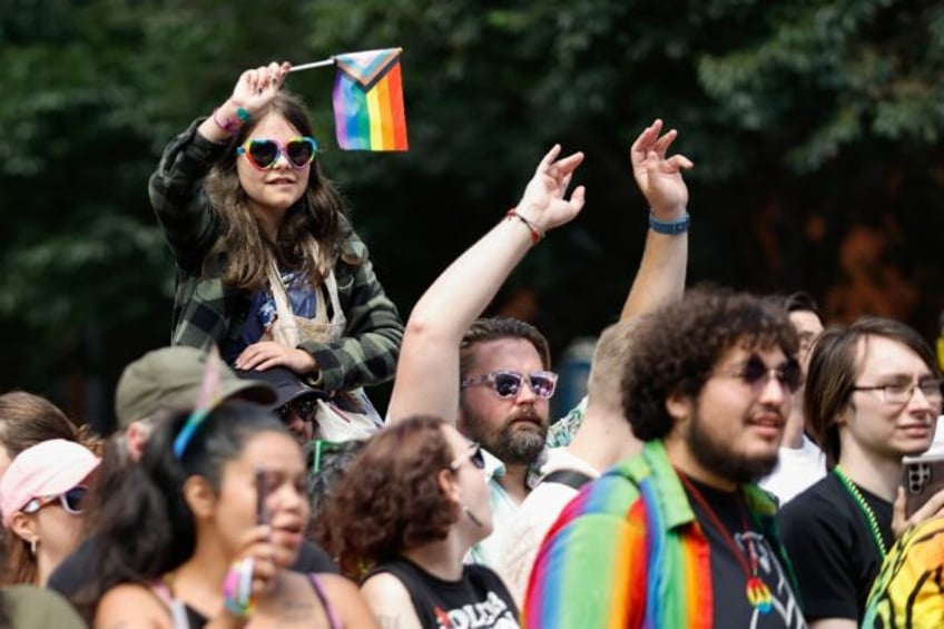 People participate in the 53rd annual Chicago Pride Parade on June 30, 2024