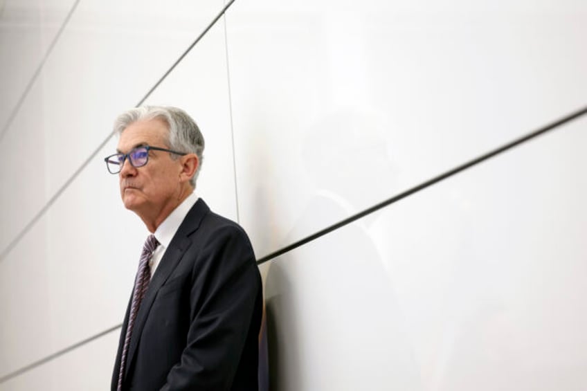 WASHINGTON, DC - JUNE 17: Federal Reserve Chairman Jerome Powell waits to deliver remarks at the Conference on the International Roles of the U.S. Dollar, on June 17, 2022 in Washington, DC. Powell said the Federal Reserve is focused on curbing inflation and returning it to its 2% objective. (Photo …